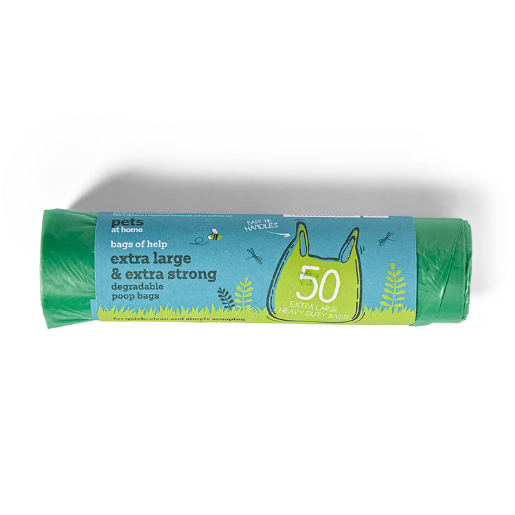 Extra Strong Dog Poop Bags XL – 50 Pack Leak-Proof Waste Bags